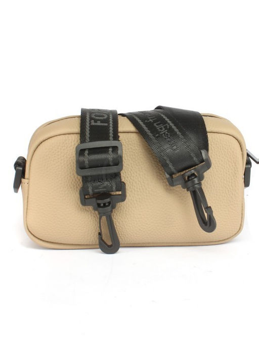 Сумка женская натуральная кожа GU 2066-8200. 1отд,  плечевой ремень,  бежевый 255266 - Adelia фото 8