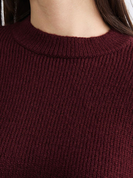 Bisiklet Yaka Kad?n Triko Kazak