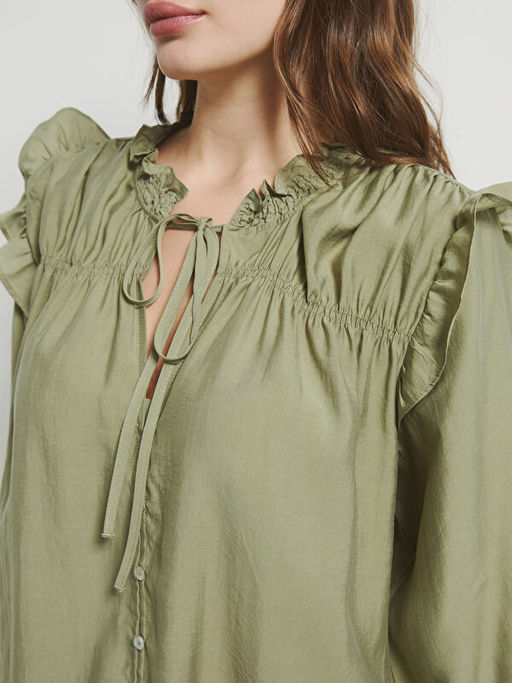 Ba?lamal? Yaka Kad?n G?mlek