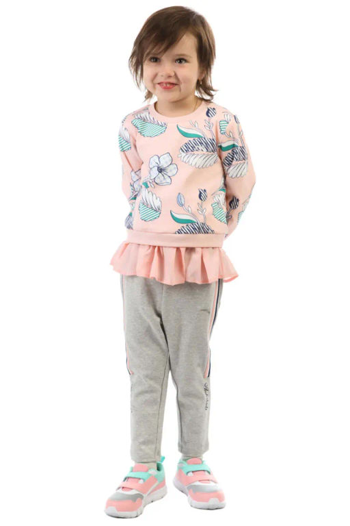 Брюки трикотажные Серый меланж - Anta sport фото 4