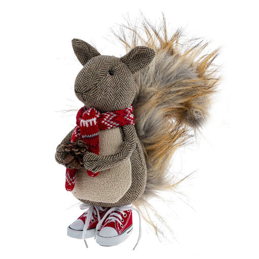 Игрушка набивная "Белочка", L9 W20 H25 см