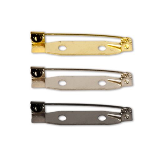 Zlatka Заготовки для броши DC-311/5 3 см 5 шт №01 под золото  фото 4