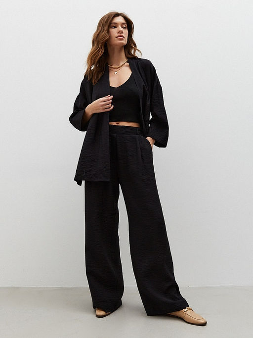 Кимоно из вискозы с поясом - TO BE ONE фото 2