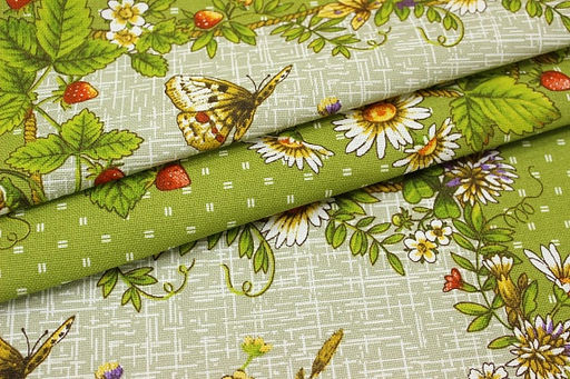 Рогожка Летний аромат, ш.1.5м, хлопок-100%, 165гр/м.кв, раппорт 64см - Купава фото 2