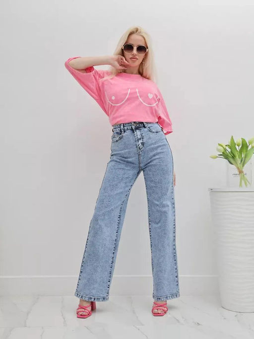 Джинсы женские трубы УЦЕНКА