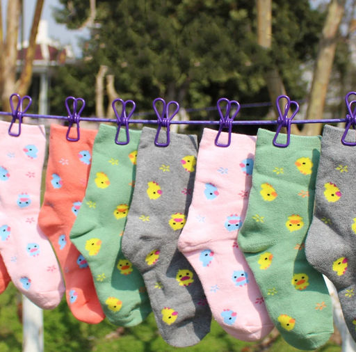 Веревка бельевая, 12 прищепок , 1м74см - Aopen фото 2