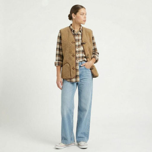 Жилет арт.1223-02/пуг. КЛАССИКА Камель - Altro фото 2