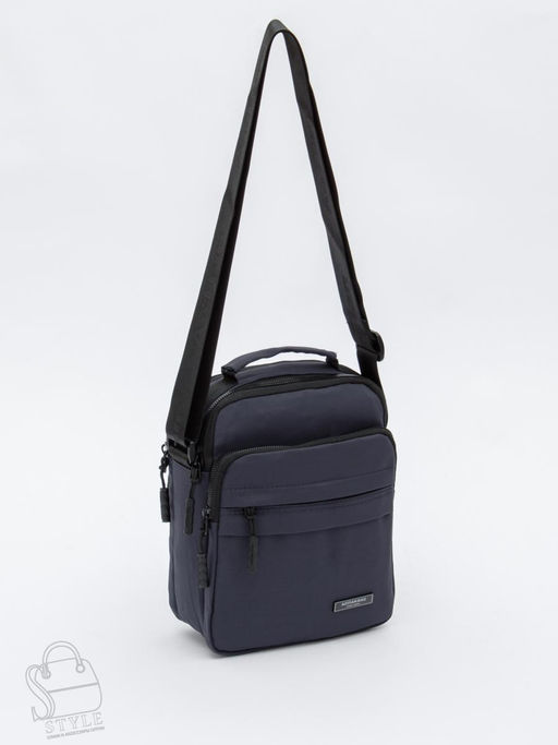 Сумка мужская кожаная 18044 blue Aotian в Новосибирске