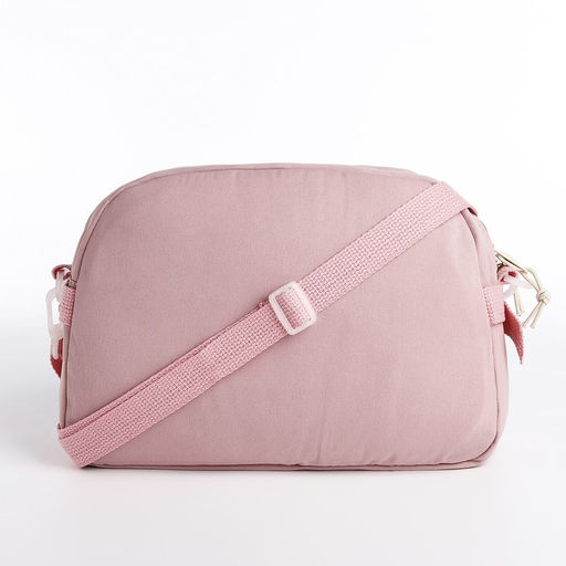 Сумка молодёжная на молнии, цвет розовый - Simaland фото 5