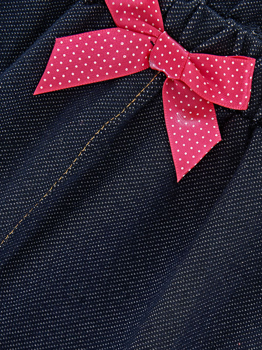 Бриджи для девочки UD 0765 джинс - Mini maxi фото 6