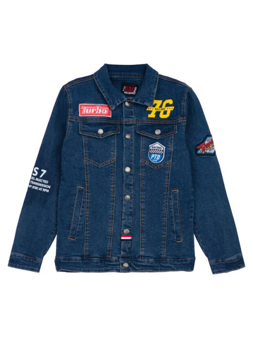 PlayToday / Куртка текстильная джинсовая для мальчиков  фото 4