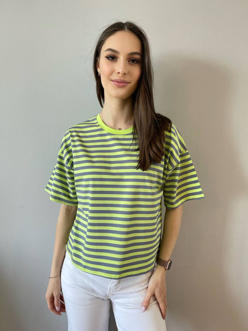 K11670 Футболка (плотный хлопок) ЖЕЛТЫЙ