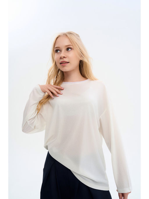 Блузка белый 254261921 - Nota bene фото 16