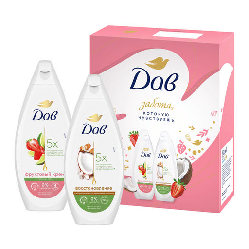 ДАВ набор ФРУКТОВОЕ НАСТРОЕНИЕ (гель д/душа 250мл+гель д/душа 250мл)