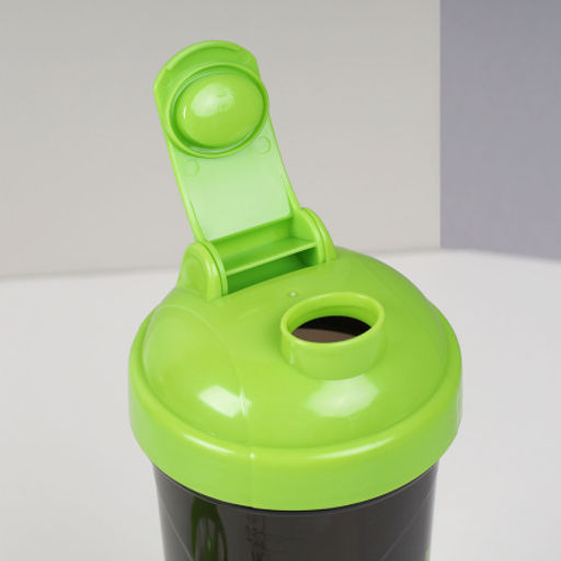 Бутылка/Шейкер BIGBRO SHS-700 чёрно-зелёная, для спортивного питания 700ML/уп60 - Галеонтрейд фото 7
