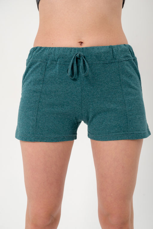 Шорты женские из кулирки Молодежные изумруд - Амадэль фото 6