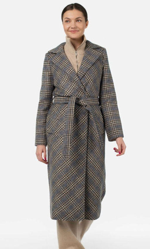 01-11082 Пальто женское демисезонное (пояс)