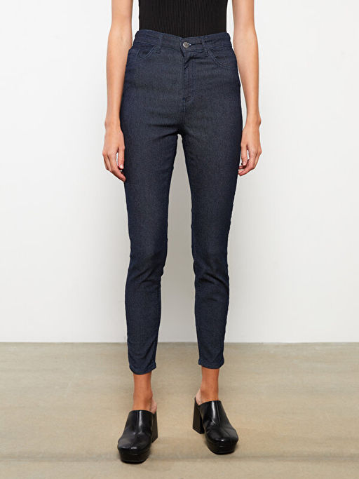 Kad?n Y?ksek Bel Mercury Skinny Fit D?z Jean Pantolon