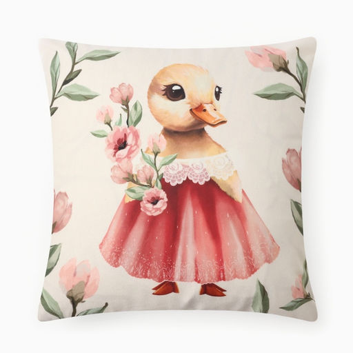 Чехол на подушку «Этель. Уточка», 40×40 см, велюр