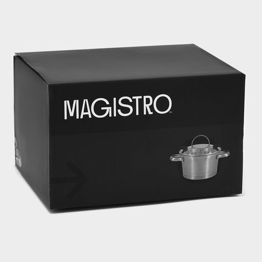 Кастрюля Magistro HiTech Steel, 1.5 л, d=16 см, h=10.5 см, слив для воды, капсульное дно, индукция, нержавеющая сталь  фото 6
