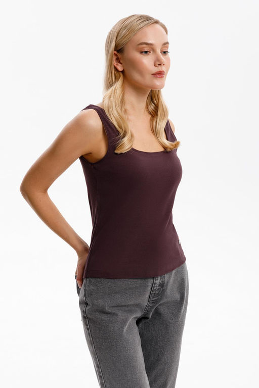 ЕВТ 3224/25/темный махагон майка жен