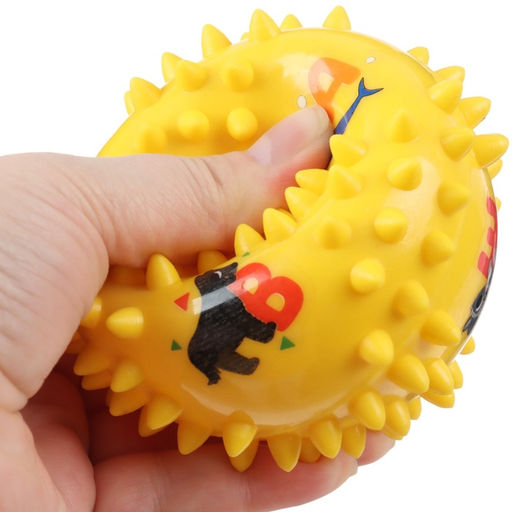 Развивающий тактильный мячик Крошка Я «Малыш», с пищалкой, ø9 см, виды МИКС