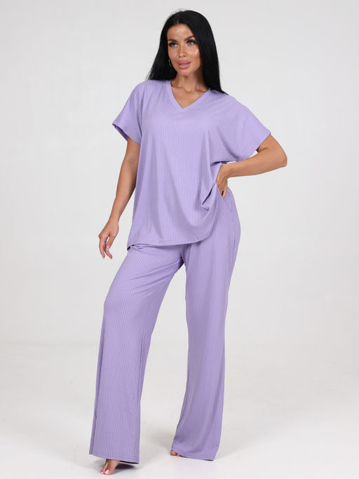 430 ПИЖАМА ЖЕНСКАЯ (брюки) (Сирень) - А-дина фото 2