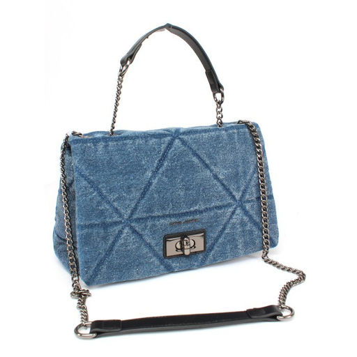 Сумка женская текстиль DJ-7050-1-BLUE JEAN 1отд+карм/перег, синий SALE 261498 - Bobo фото 6