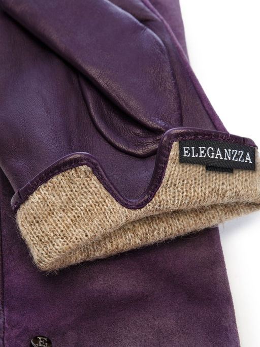 Перчатки женские 100% ш IS9902 royal purple - Eleganzza фото 4