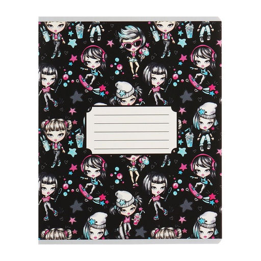 Набор тетрадей 12 листов в линейку Calligrata «На Стиле», обложка мелованный картон, ВД-лак, блок №2, белизна 75% (серые листы), 10 шт.