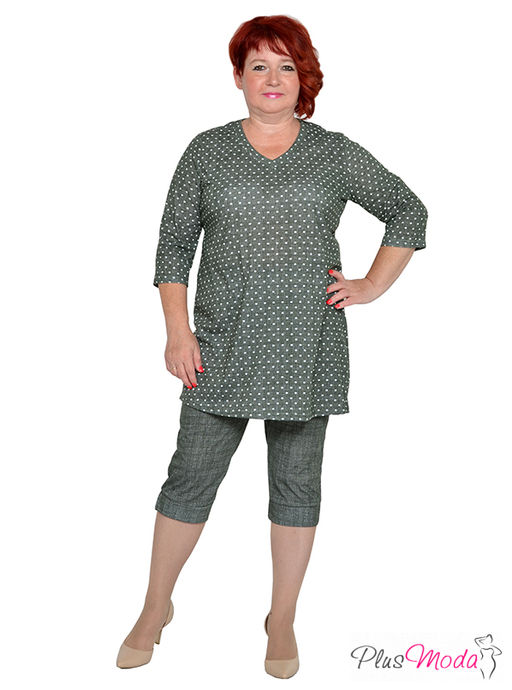 Туника Модель №1958 размеры 44-84 - Plusmoda фото 3