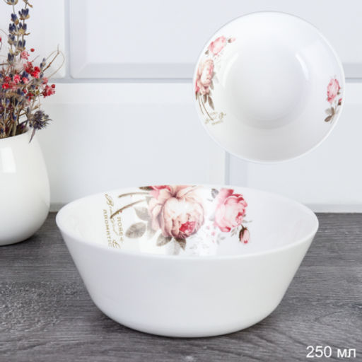 Бульонница 250 мл Евро / FLMLW45 (20032) /уп 108/ Чайная роза