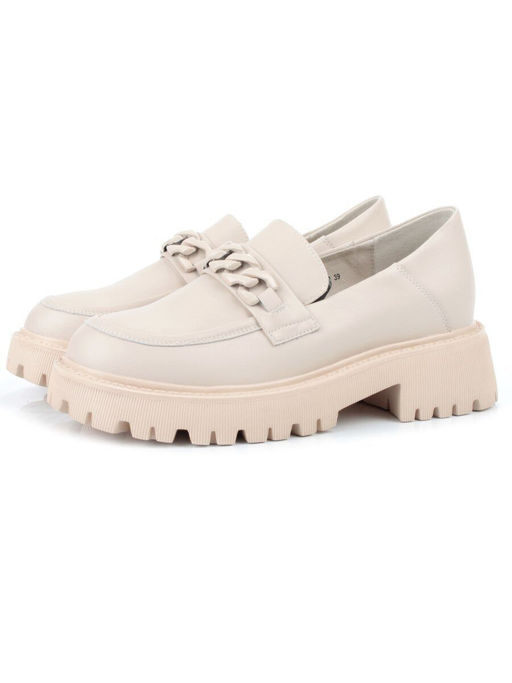 03-5926-2 BEIGE Лоферы женские (натуральная кожа)