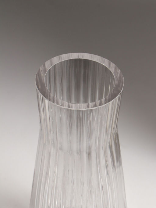 Ваза стекло настольная "Силье" 17х8 см, прозрачный