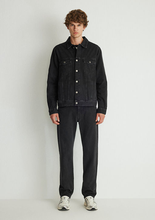 Ray Kolej Antrasit Jean Ceket - Mavi фото 3