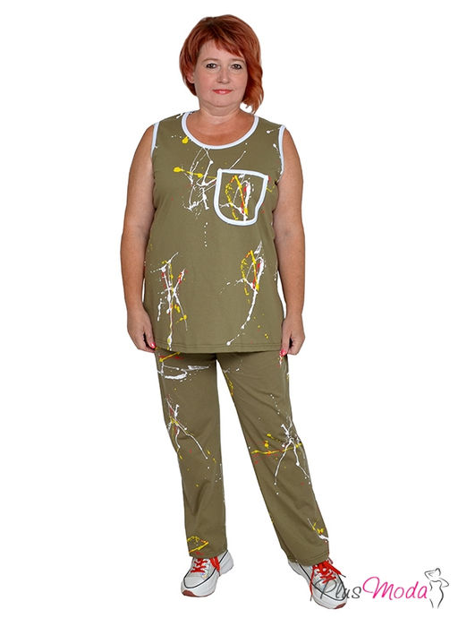 Майка Модель №1335 размеры 44-84 - Plusmoda фото 4
