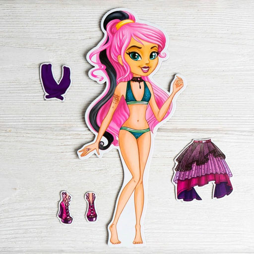 Магнитная игра Одень куклу: стильная штучка - Happy valley фото 7