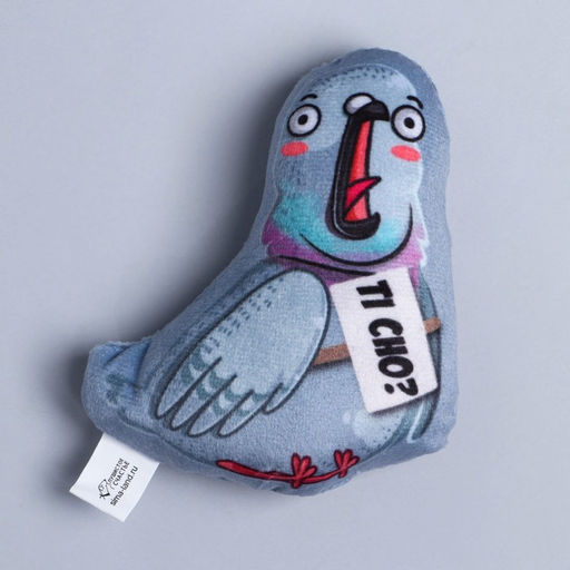 Игрушка для кошек с мятой Голубь,11,8 х 9,3 см - Пушистое счастье фото 3