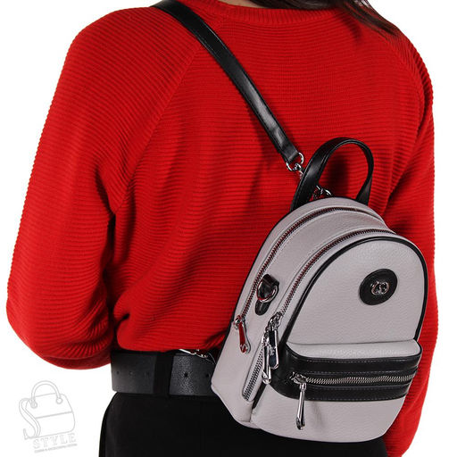 Рюкзак женский 69140 gray Velina Fabbiano-Safenta/30 в Новосибирске