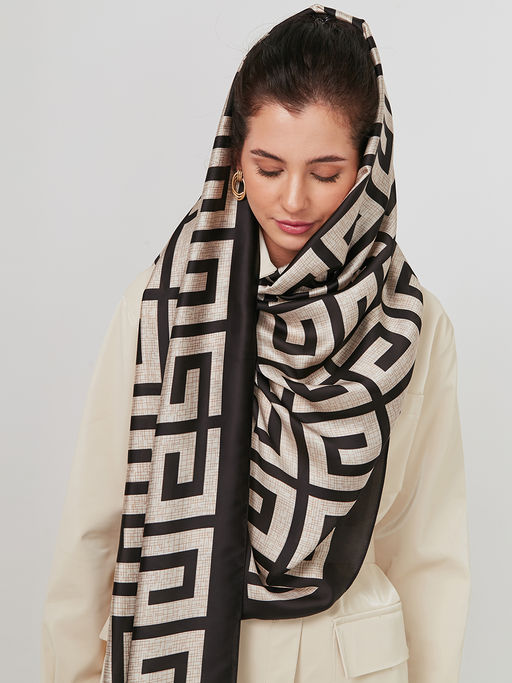 Большой, мягкий, тонкий и очень нежный двусторонний палантин - Tantino фото 7