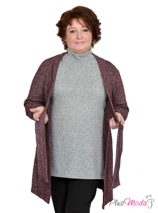 Кардиган Модель №742 размеры 44-84 - Plusmoda фото 7
