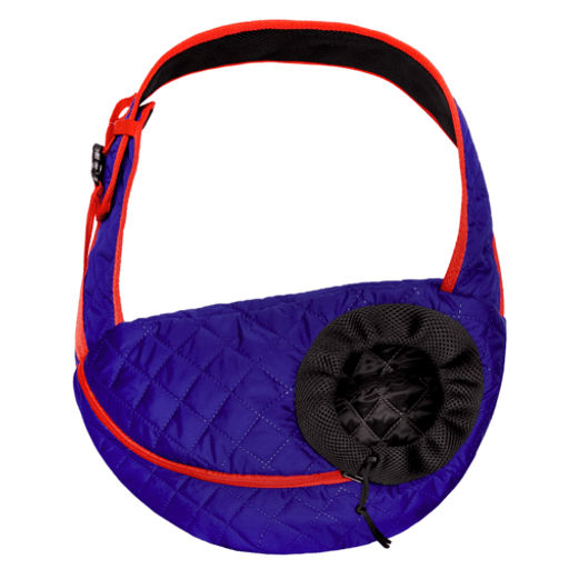 ВИА Слинг-переноска "Версаль" для животных, синий, 40 х 19 х 30 см 15со32