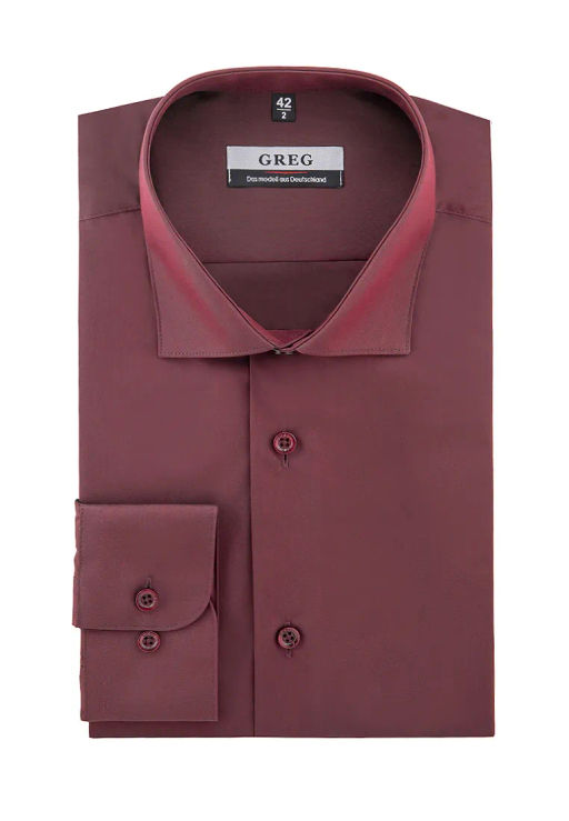 Сорочка мужская длинный рукав GREG 640/119/BD