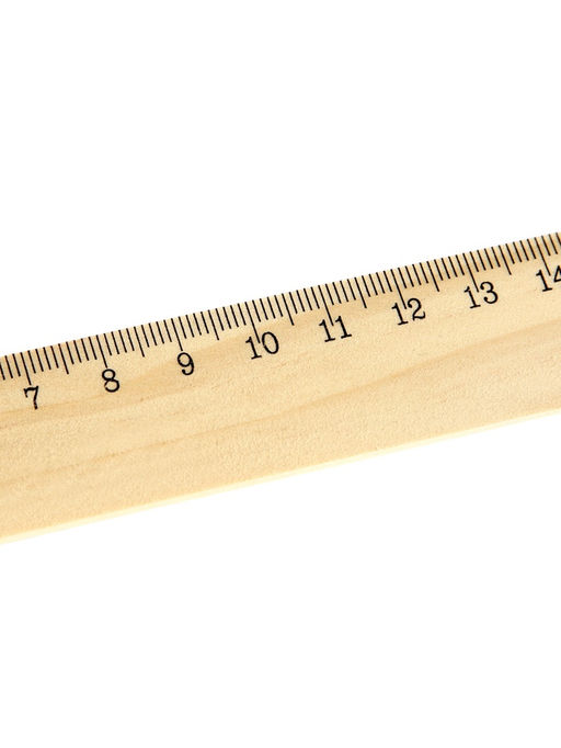 Цена за 144 шт. Линейка деревянная, 15 см