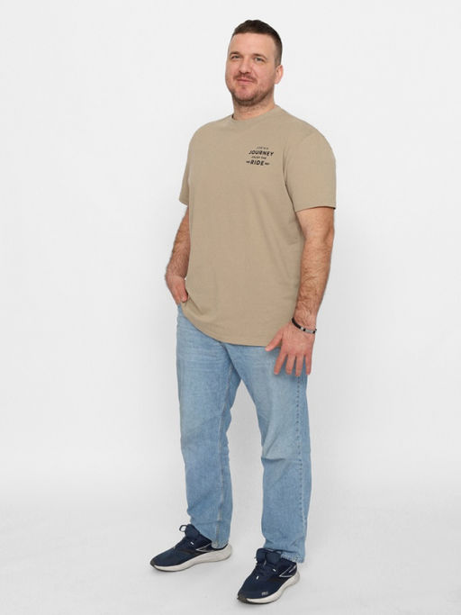 CRB wear/FSLM 60242-31 Футболка мужская,бежевый/Ex.Cherubino  фото 3
