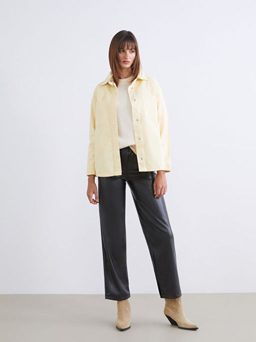 Oversize Kad?n G?mlek Ceket