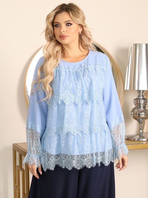 Блуза М5-5332/1 - Wisell фото 3