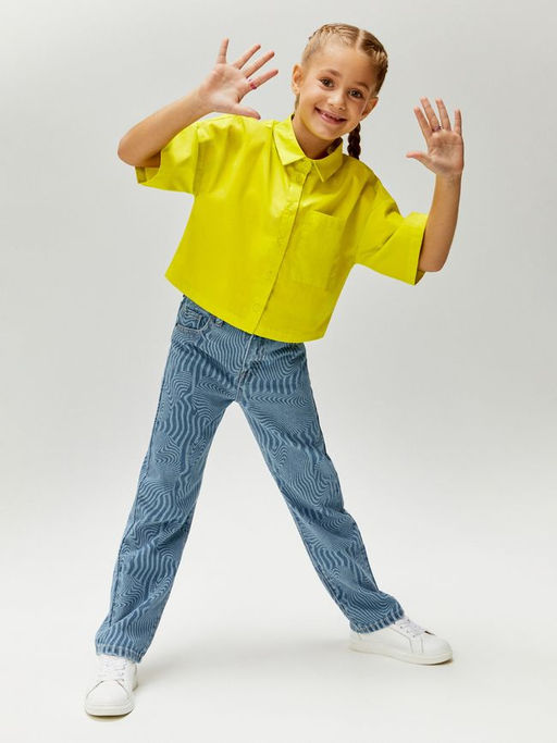 ACOOLA / Блузка детская для девочек Coburg лайм  фото 2