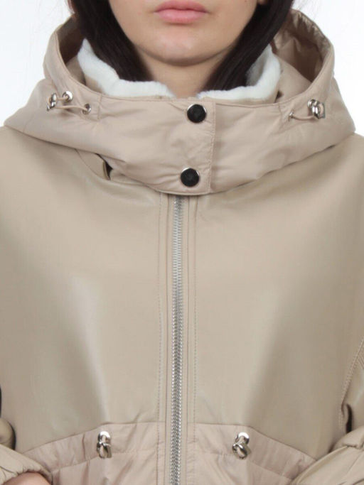 H24-210 BEIGE Куртка демисезонная женская (100 гр. холлофайбер) - Fashion фото 4