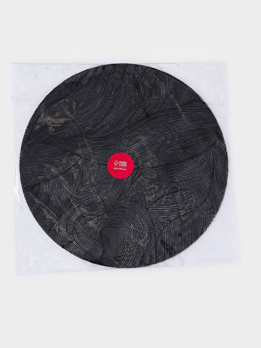 Набор салфеток сервировочных на стол Доляна «Матера», 4 шт., 38×38 см, чёрный